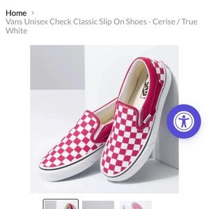 Vans Unisex Checkered Classic Slip Ons